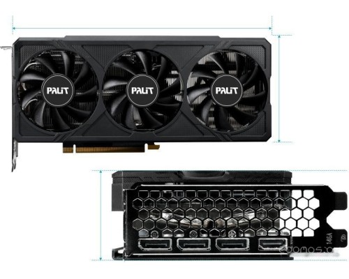 Видеокарта PALIT GeForce RTX 4060 Ti JetStream OC 16GB NE6406TU19T1-1061J