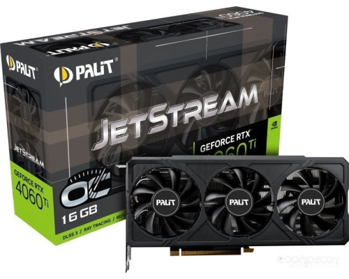 Видеокарта PALIT GeForce RTX 4060 Ti JetStream OC 16GB NE6406TU19T1-1061J