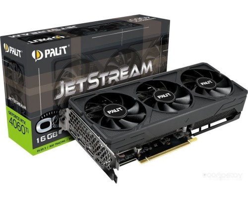 Видеокарта PALIT GeForce RTX 4060 Ti JetStream OC 16GB NE6406TU19T1-1061J