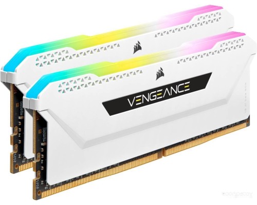 Модуль памяти Corsair Vengeance RGB PRO SL 2x16ГБ DDR4 3600 МГц CMH32GX4M2D3600C18W