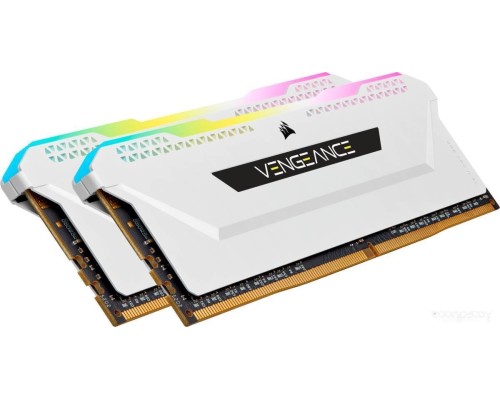 Модуль памяти Corsair Vengeance RGB PRO SL 2x16ГБ DDR4 3600 МГц CMH32GX4M2D3600C18W