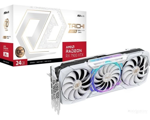 Видеокарта ASROCK Radeon RX 7900 XTX Taichi White 24GB OC RX7900XTX TCW 24GO