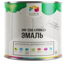 Краска LIDA Люкс М ПФ-266 RAL 8001 (2кг, дуб)