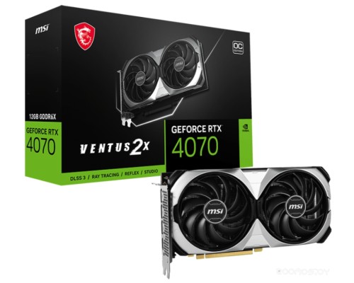 Видеокарта MSI GeForce RTX 4070 Ventus 2X 12G OC