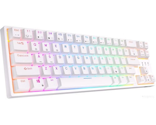 Клавиатура Royal Kludge RK68 Plus RGB (белый, RK Red)