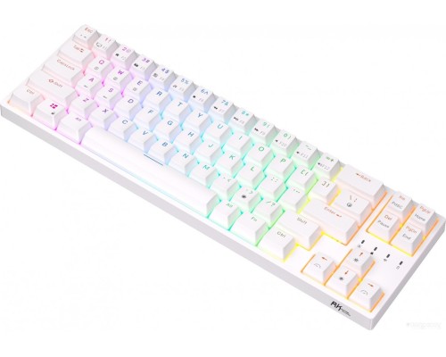 Клавиатура Royal Kludge RK68 Plus RGB (белый, RK Red)