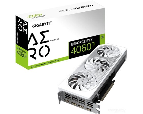 Видеокарта Gigabyte GeForce RTX 4060 Ti Aero OC 16G GV-N406TAERO OC-16GD