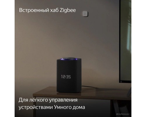 Умная колонка Яндекс Станция Макс (с хабом умного дома Zigbee, графит)