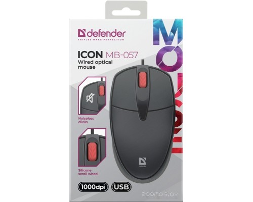 Мышь Defender Icon MB-057 (черный)