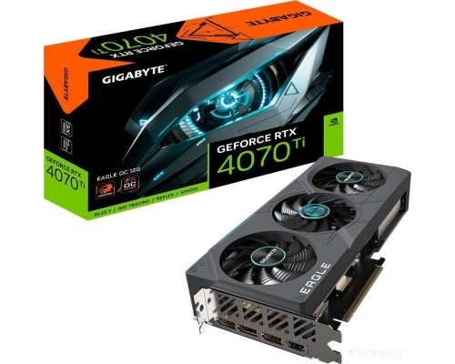 Видеокарта Gigabyte GeForce RTX 4070 Ti Eagle OC 12G GV-N407TEAGLE OC-12GD (rev. 2.0)