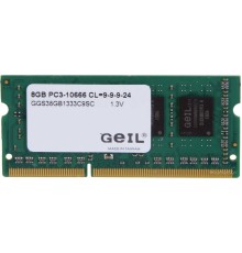 Модуль памяти Geil 8GB DDR3 SO-DIMM PC3-10600 GGS38GB1333C9SC