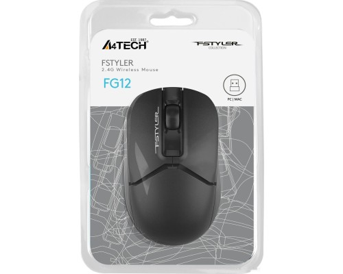 Мышь A4Tech Fstyler FG12 (черный)