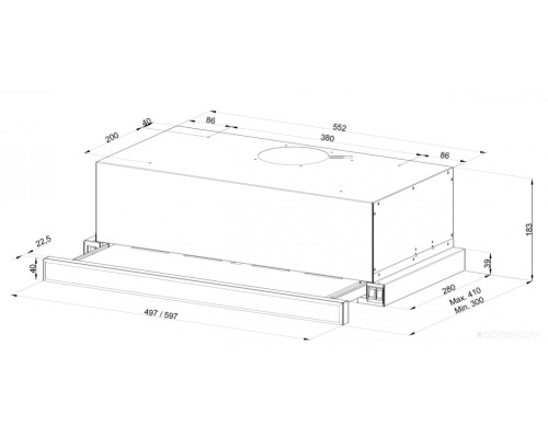 Вытяжка Kuppersberg SLIMLUX 60 X