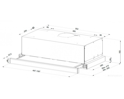 Вытяжка Kuppersberg SLIMLUX 60 W