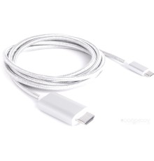 Кабель Atom USB Type-C 3.1 - HDMI (1.8 м, серебристый)