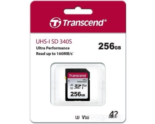 Карта памяти Transcend SDXC 340S 256GB TS256GSDC340S