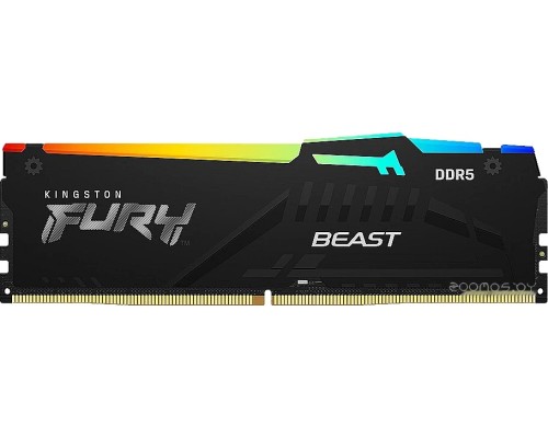 Модуль памяти Kingston FURY Beast RGB 32ГБ DDR5 5600 МГц KF556C40BBA-32