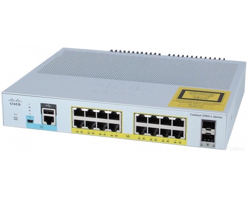 Коммутатор Cisco Catalyst WS-C2960L-16PS-LL