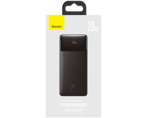 Портативное зарядное устройство Baseus Bipow fast charge 20W 30000mAh (черный)