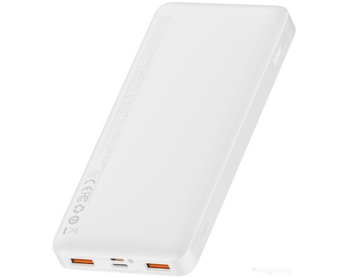 Портативное зарядное устройство Baseus Bipow Fast Charge Power Bank 20W 10000mAh (белый)