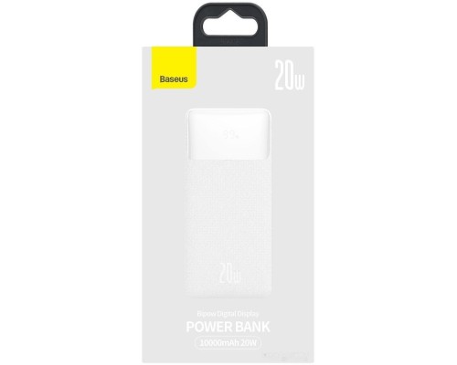 Портативное зарядное устройство Baseus Bipow Fast Charge Power Bank 20W 10000mAh (белый)