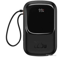 Портативное зарядное устройство Baseus Qpow Pro with cable Type-C built-in 22.5W 20000mAh (черный)