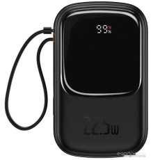 Портативное зарядное устройство Baseus Qpow Pro with cable Type-C built-in 22.5W 20000mAh (черный)