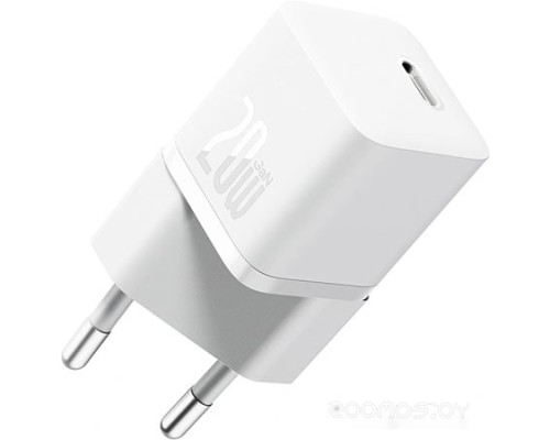 Сетевое зарядное Baseus GaN5 Fast Charger Mini 1C 20W CCGN050102 (белый)