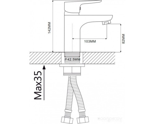 Смеситель Ekko E10105