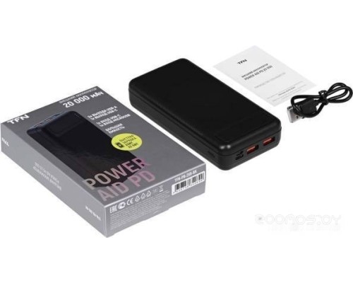 Портативное зарядное устройство TFN PowerAid PD 20000mAh (черный)