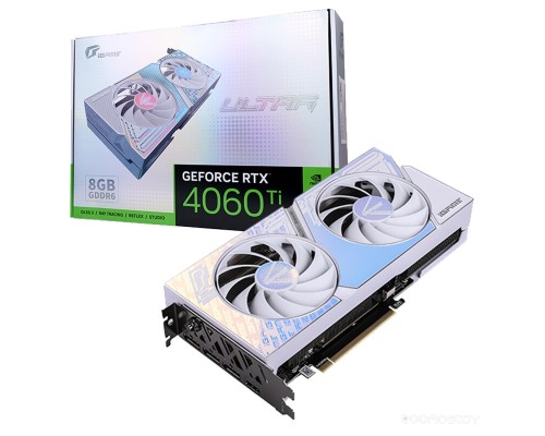 Видеокарта Colorful iGame GeForce RTX 4060 Ti Ultra W DUO OC 8GB-V