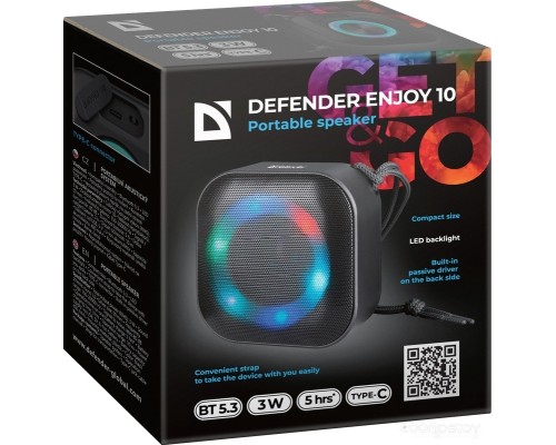 Портативная акустика Defender Enjoy 10