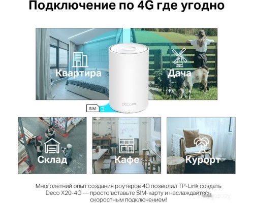 Беспроводной маршрутизатор TP-Link Deco X50-4G