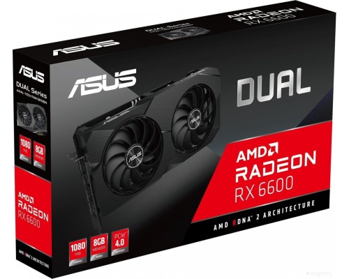 Видеокарта Asus Dual Radeon RX 6600 V2 8GB GDDR6 DUAL-RX6600-8G V2