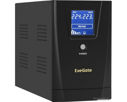 Источник бесперебойного питания Exegate SpecialPro Smart LLB-2000.LCD.AVR.4C13.RJ.USB EX292631RUS