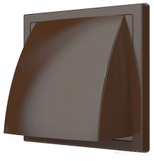 Решетка вентиляционная ERA 1515К10ФВ с выходом (коричневый)