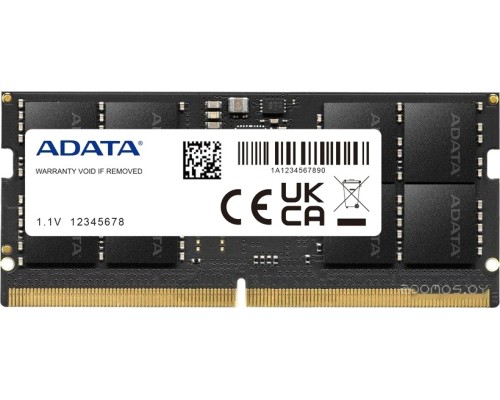 Модуль памяти A-Data 32ГБ DDR5 SODIMM 4800 МГц AD5S480032G-S