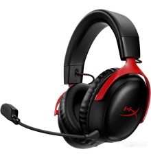 Наушники HyperX Cloud III Wireless (черный/красный)