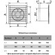 Вентилятор накладной Auramax D 125 / A 5