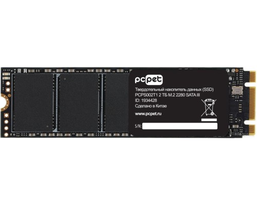 SSD PC PET 2TB PCPS002T1