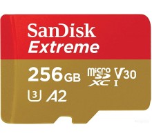 Карта памяти SanDisk Extreme microSDXC SDSQXAV-256G-GN6MN 256GB