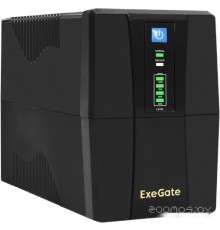 Источник бесперебойного питания Exegate SpecialPro UNB-600.LED.AVR.2SH.RJ.USB EX292764RUS