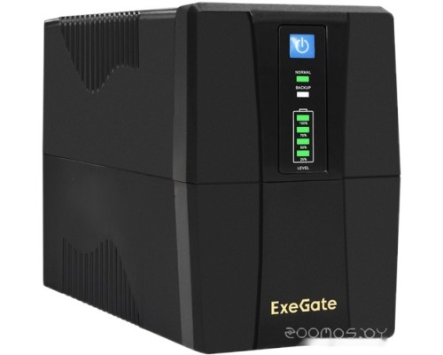 Источник бесперебойного питания Exegate SpecialPro UNB-600.LED.AVR.2SH.RJ.USB EX292764RUS