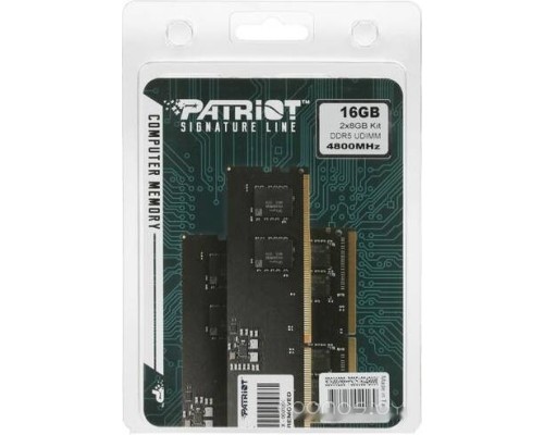 Модуль памяти Patriot Signature Line 2x16ГБ DDR5 5600 МГц PSD532G5600K