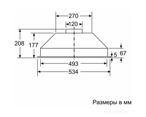 Вытяжка Bosch DLN52AA70