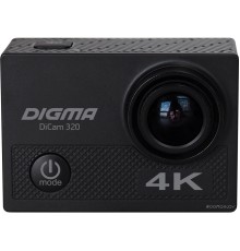 Экшн-камера DIGMA DiCam 320 DC320 (черный)