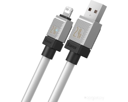 Кабель Baseus CoolPlay Series USB Type-A - Lightning (1 м, белый)