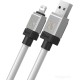 Кабель Baseus CoolPlay Series USB Type-A - Lightning (1 м, белый)