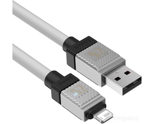 Кабель Baseus CoolPlay Series USB Type-A - Lightning (1 м, белый)