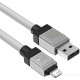 Кабель Baseus CoolPlay Series USB Type-A - Lightning (1 м, белый)